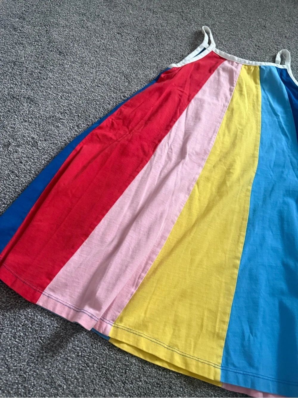 Hanna Andersson Rainbow Swing Dress Sz 130cm - Picture 4 of 5